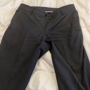 Haggar straight fit black pants